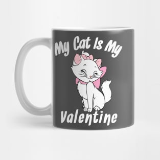 My Cat is my valentine Mug